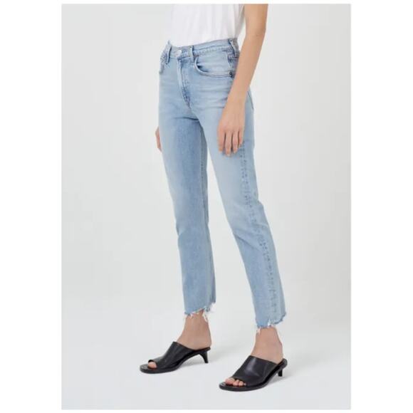 AGOLDE NWT Merrell Mid-Rise Straight Leg Denim Jeans in Astray // 32 - Picture 1 of 15